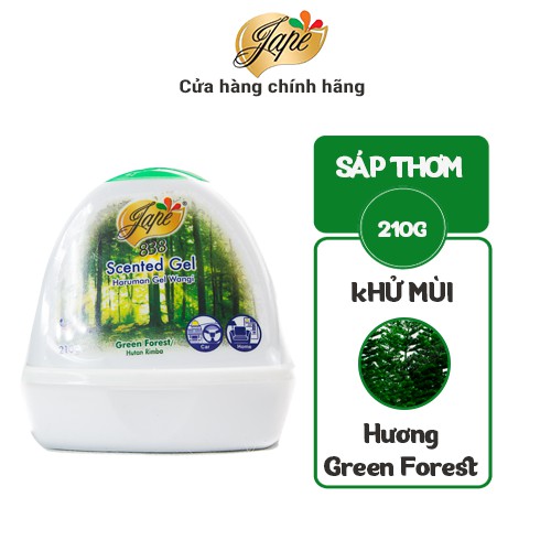 Sáp Thơm Khử Mùi Jape 838 Thơm Lâu Mùi Nhẹ Nhàng 210g - Hương Hoa Cỏ, Green Forrest, Lavender, Chanh Vàng, Dứa, Lime