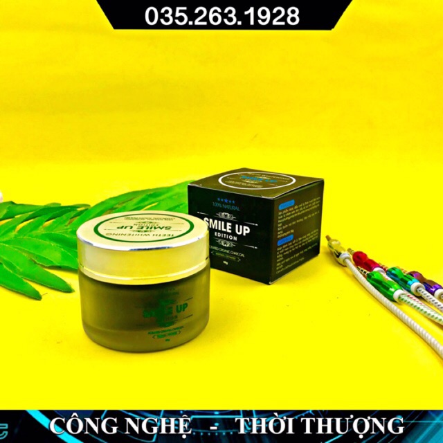 BỘT THAN HOẠT TÍNH TRẮNG RĂNG SMILE UP – NỤ CƯỜI TRẮNG SÁNG DUNG TÍCH 50G