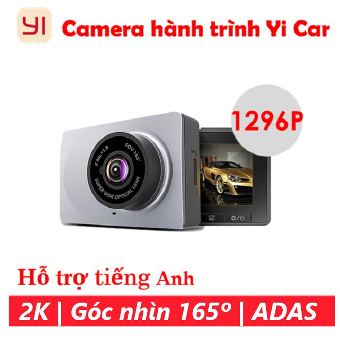 [HOT]  Camera hành trình Xiaomi Yi car DVR 1296p Yi Dash