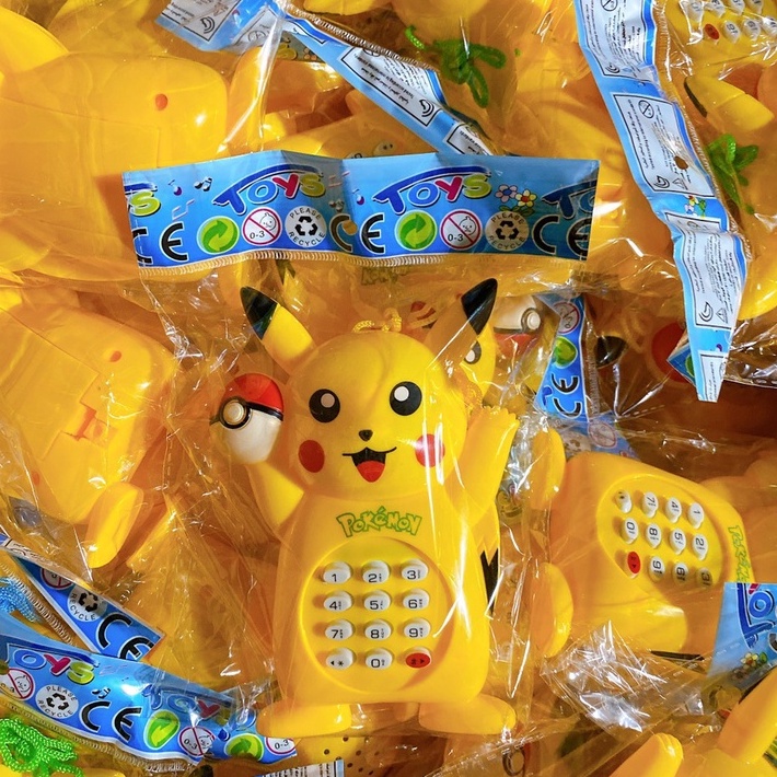 Điện thoại đồ chơi cho bé hình Pikachu
