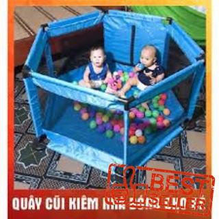 [SALE GIÁ SỐC] combo quây cũi kiêm nhà + 300 bóng