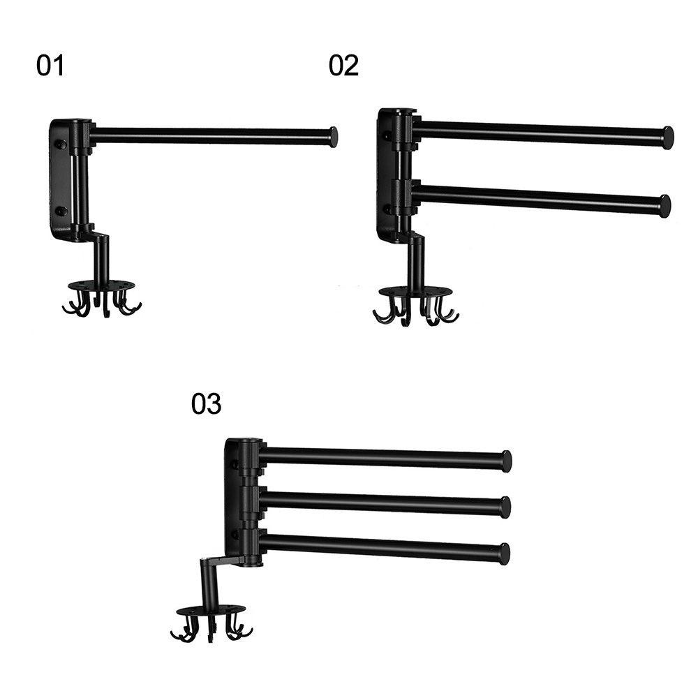 YNATURAL Giá Đỡ Treo Khăn Tắm 1 / 2 / 3 Móc