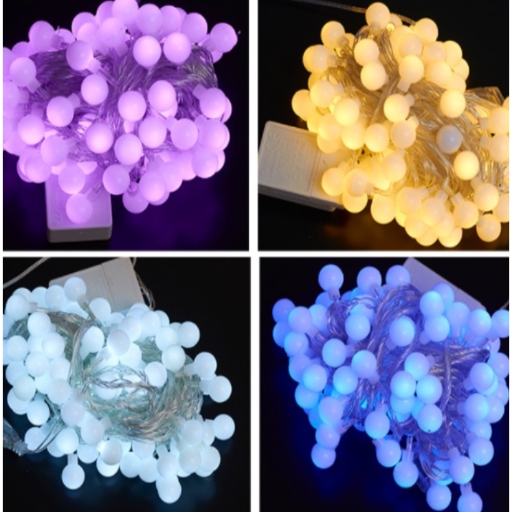 Đèn cherry ball đèn bi nhiều kích thước trang trí