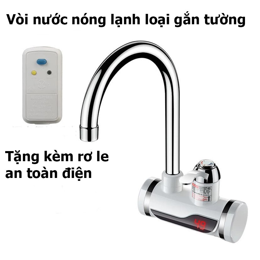 Vòi nước nóng lạnh trực tiếp mini tiện ích dùng thay bình nóng lạnh gián tiếp. + Tặng thêm rơ le | BigBuy360 - bigbuy360.vn