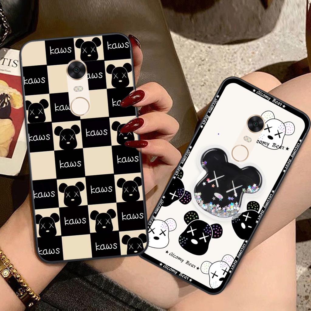 Ốp lưng Xiaomi Redmi Note 3 / Redmi Note 4/ Note 4x / Redmi 5 / Redmi 5 Plus trái tim họa tiết caro, mikey cute