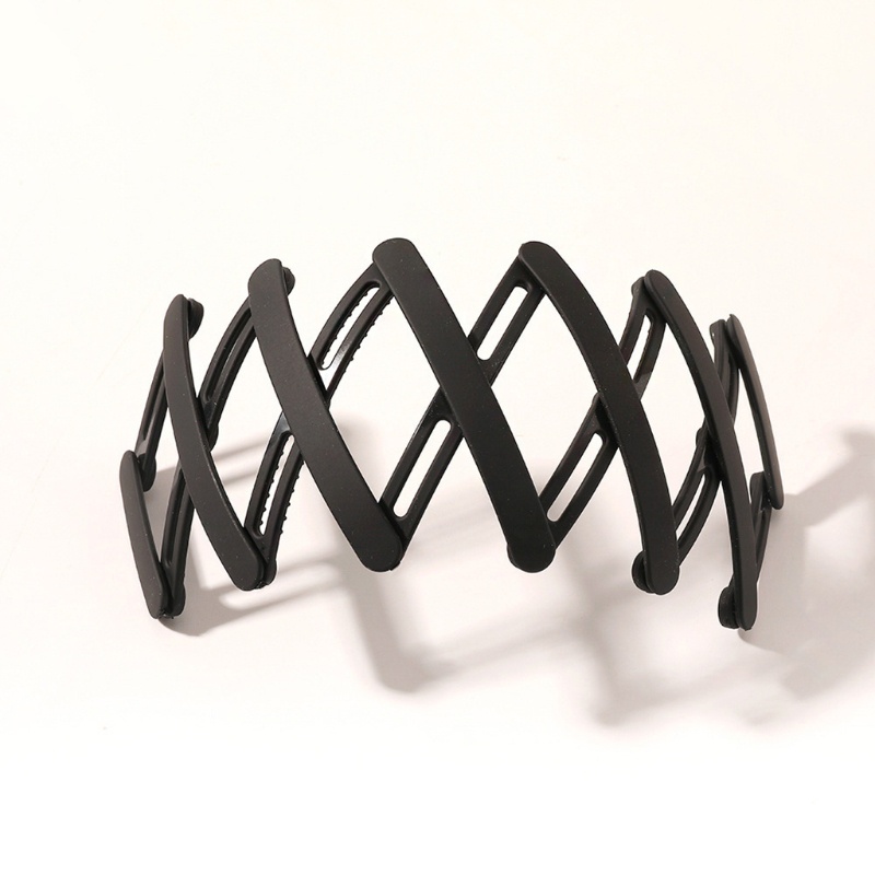 Băng Đô Cài Tóc Bằng Nhựa Acrylic Chống Trượt Có Thể Gập Lại