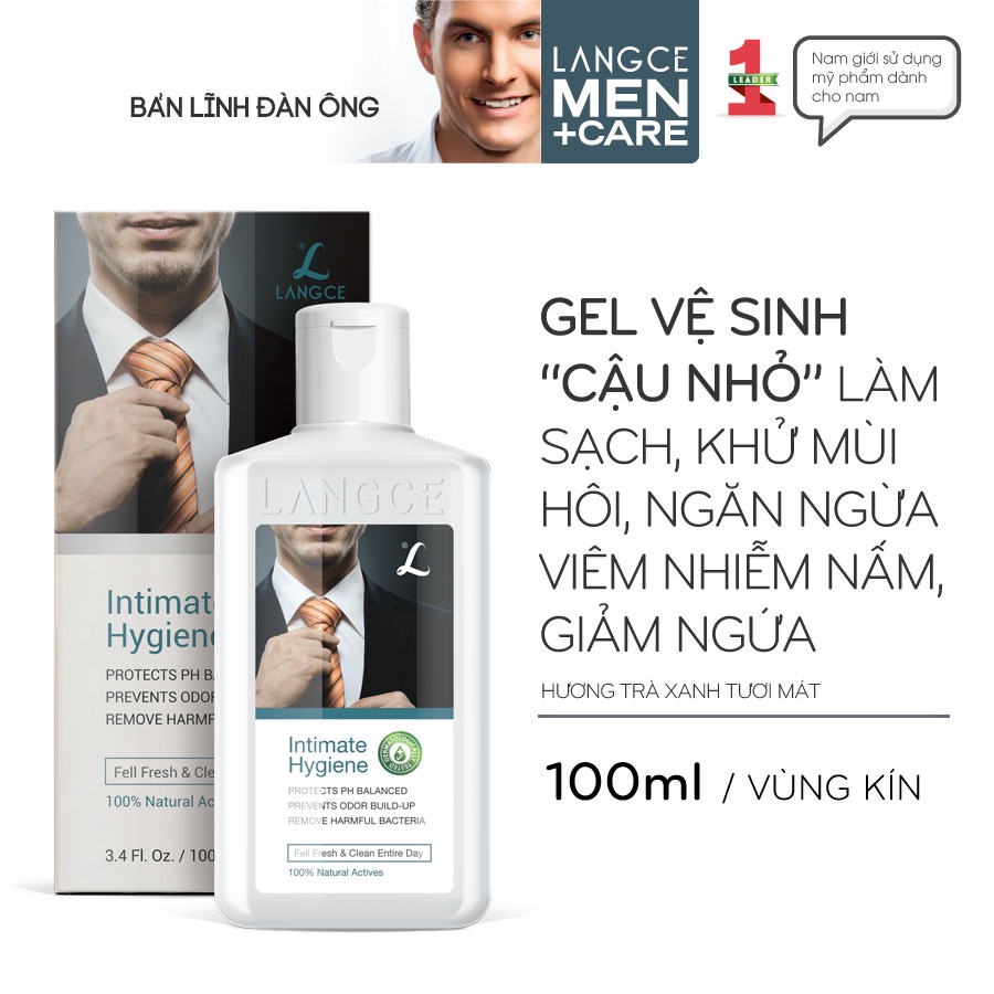 Serum Collagen+ Phục Hồi Tóc Đẹp Chuẩn Salon 50ml cho Nam TẶNG Gel Vệ Sinh Vùng Kín Nam 100ml LANGCE