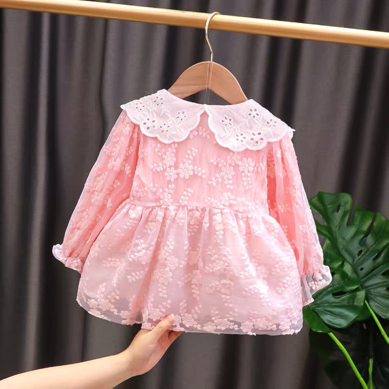 Summer girls dress Beautiful lace dress baby dress children's dress