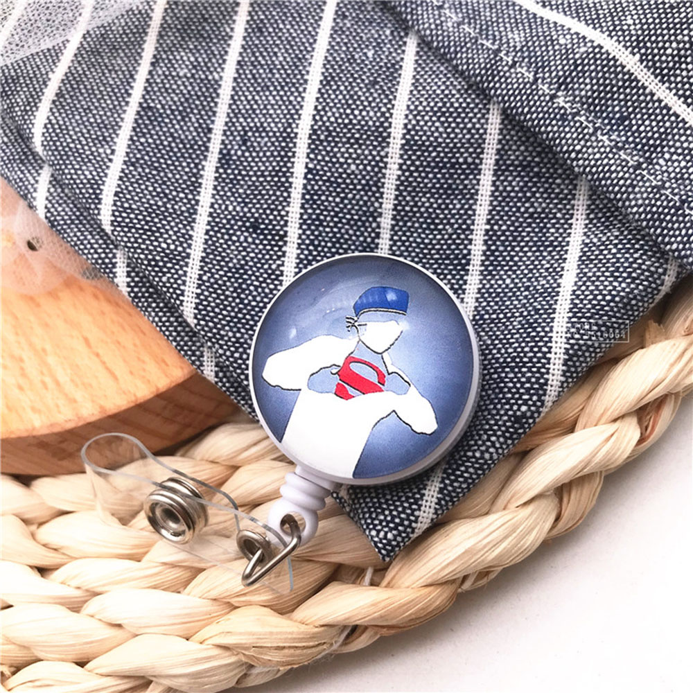 Dây kẹp đeo thẻ họa tiết hoạt hình dễ thương