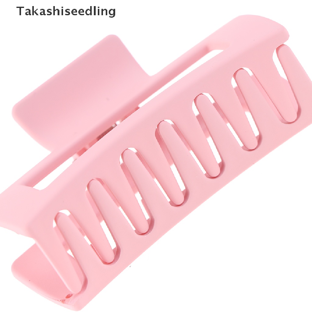 Kẹp tóc càng cua dáng vuông nhám thiết kế đơn giản thời trang dành cho nữ