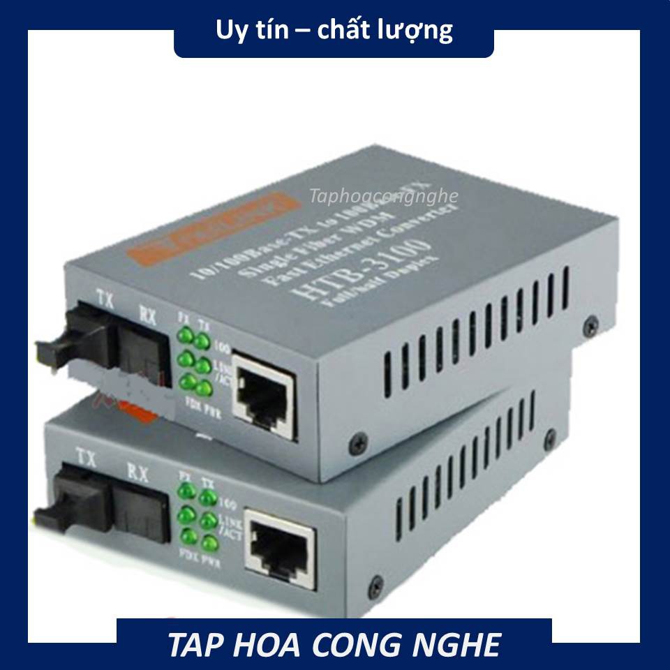 Bộ chuyển đổi quang điện 10/100M Single Fiber Netlink HTB-3100A\B (1 Sợi quang)