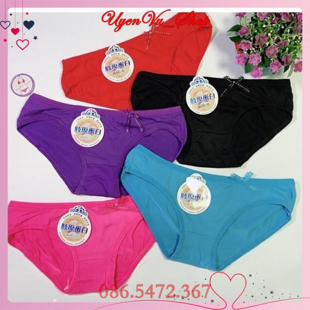 Set 10 Quần lót cotton 801 form nhỏ Học Sinh size &lt;50kg (QNR17) [Rẻ vô địch] [Chính hãng]