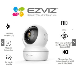 Camera Ezviz C6N-1080p camera wifi trong nhà đàm thoại 2 chiều quan sát ban đêm 10m bám theo chuyển động thông minh