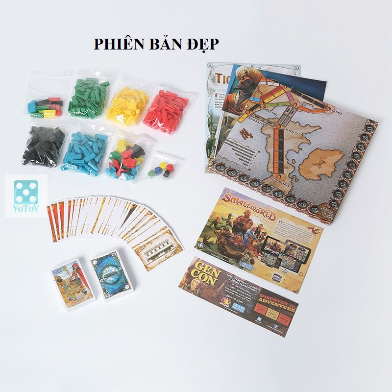 Ticket to ride: Europe - Boardgame chiến thuật hấp dẫn (bản tiếng Anh) và bản mở rộng 1912 Europa