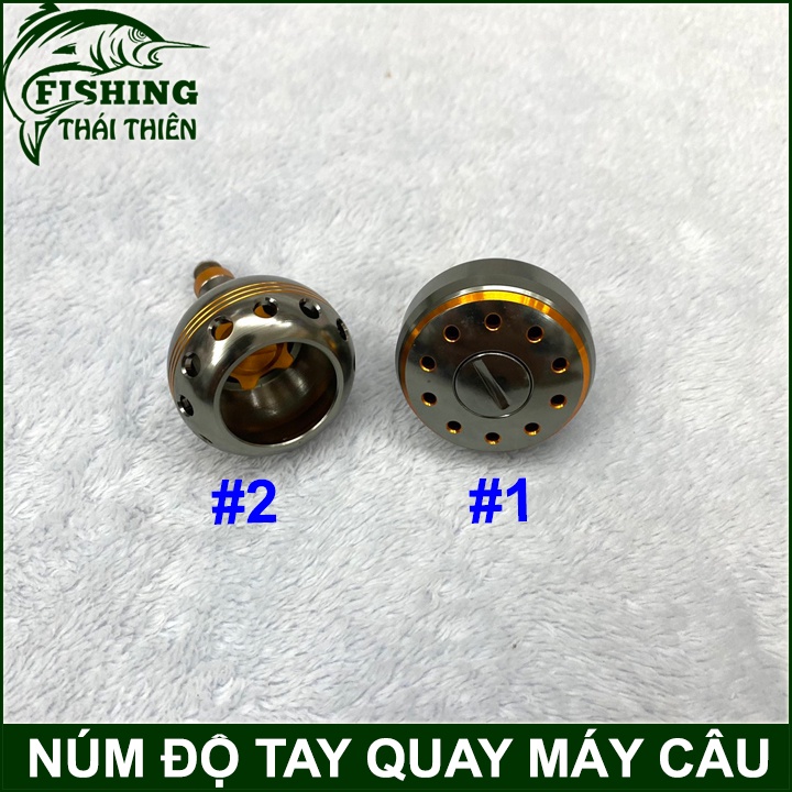 Núm Kim Loại Dùng Độ Cho Tay Quay Máy Câu Cá Đứng