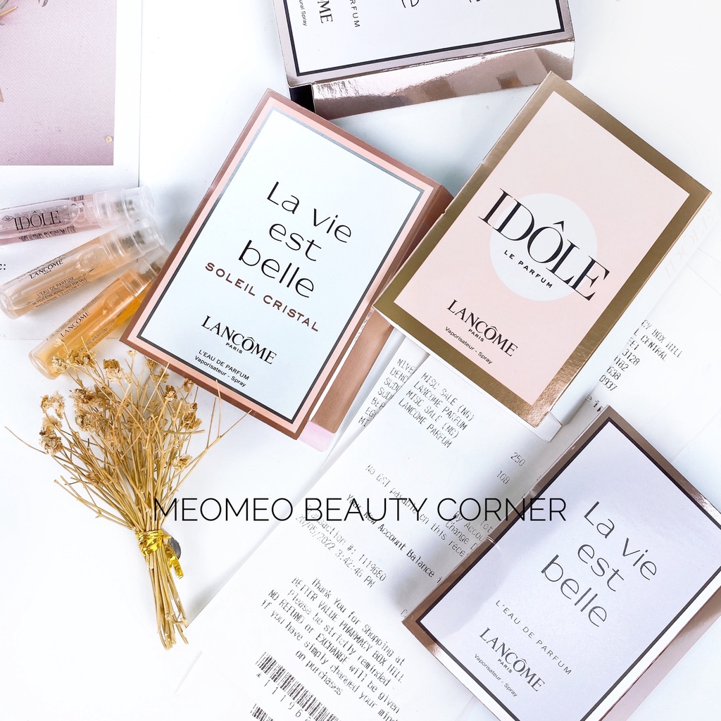 Vial mẫu thử nước hoa Lancôme La vie Eaude Parfum sample 1,2ml Lancome
