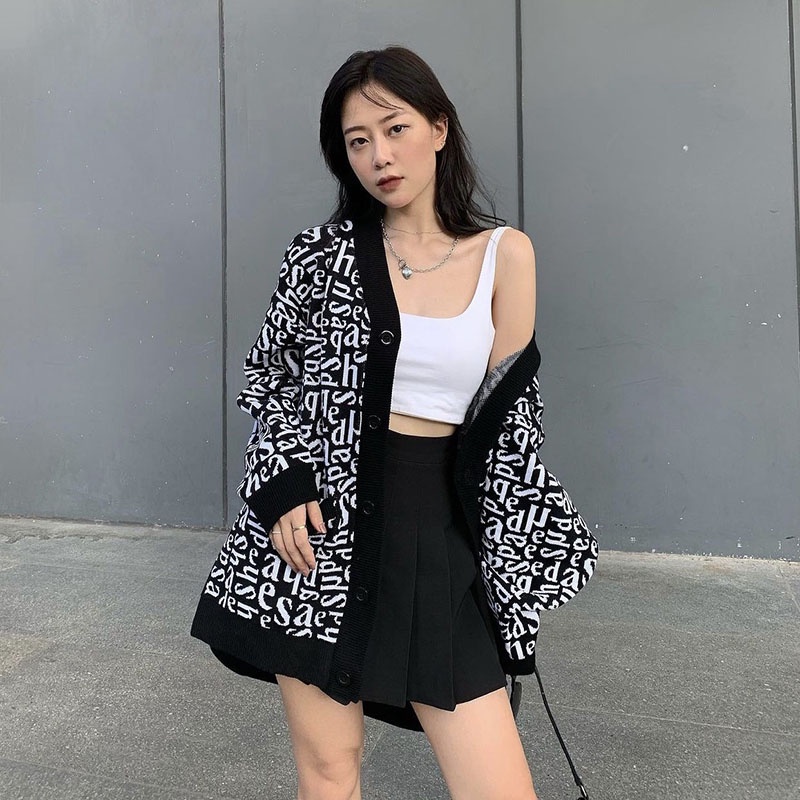 Áo Khoác Cardigan Chữ Len Dày M028 ( Ảnh Thật ) | BigBuy360 - bigbuy360.vn