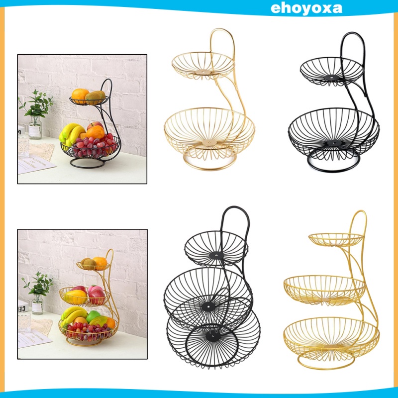 Khay đựng trái cây đứng 2/ 3 tầng thiết kế hiện đại tiện dụng