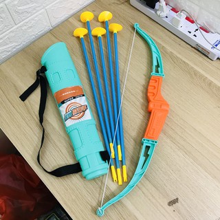 Đồ chơi bắn cung tên đầu dính có gùi đựng tên xinh xắn