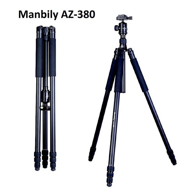 Manbily AZ380 chân máy ảnh cao 2.6m