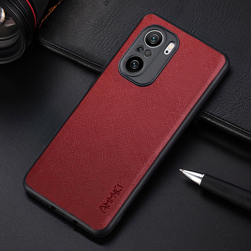 Ốp Điện Thoại Da + Silicon Sang Trọng Cho Xiaomi POCO F3 11i Xiaomi 11 11X Lite Pro Xiaomi Redmi K40