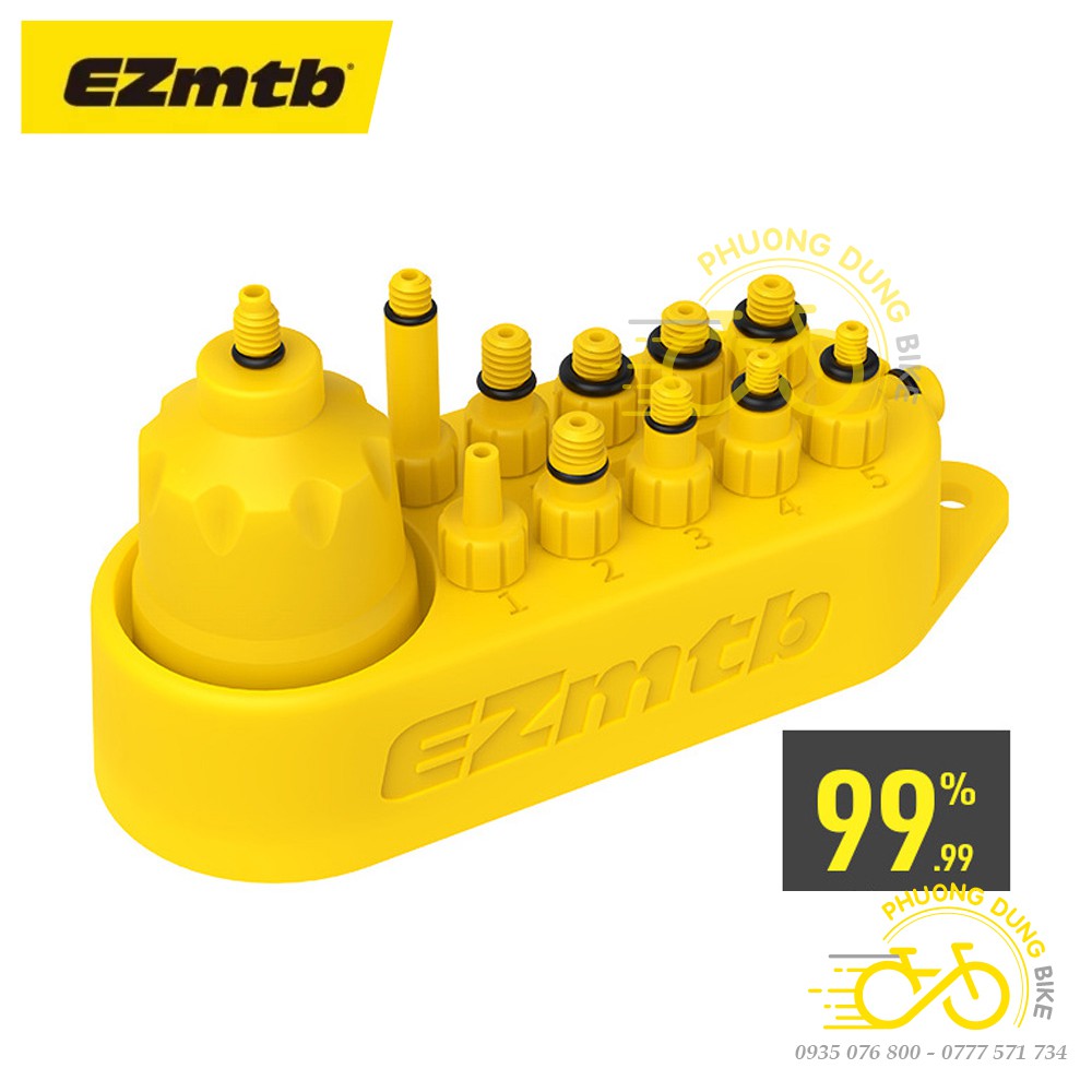 Bộ công cụ bơm phanh dầu thắng xe đạp Shimano, Tektro, Magura - EZMTB 01