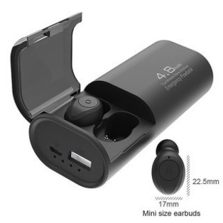 Tai Nghe Bluetooth True Wireless Amoi F9 - 4800, Kiêm Sạc Dự Phòng Đồng Hồ Hiện Thị % Pin - ĐIỆN TỬ TP