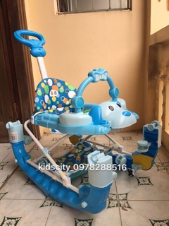 Xe tròn tập đi và bập bênh(hàng chuẩn, loại 1)