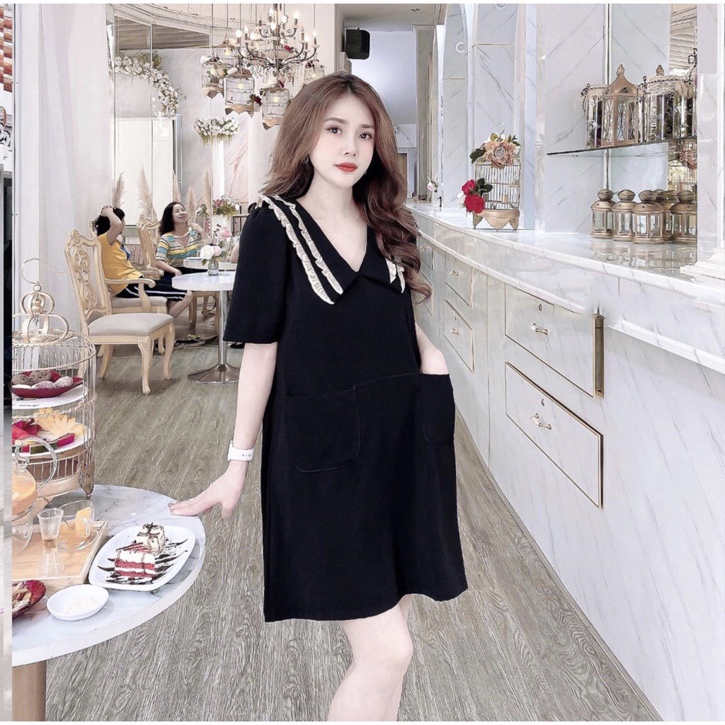 Váy bầu thiết kế chất liệu lụa hàn đẹp