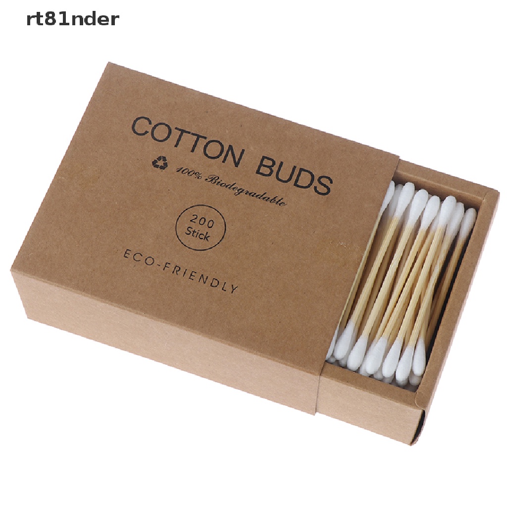 Set 200 Tăm Bông Thân Tre Chất Lượng Cao