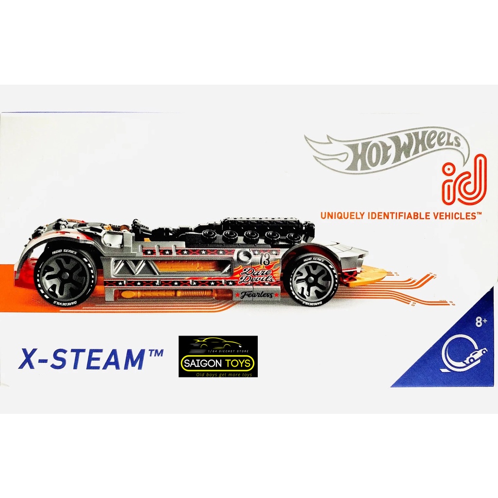 Hot Wheels ID 2022 - Xe mô hình 1:64 Hot Wheels ID : Tesla Cybertrucks, Chevy, Buns of Steel