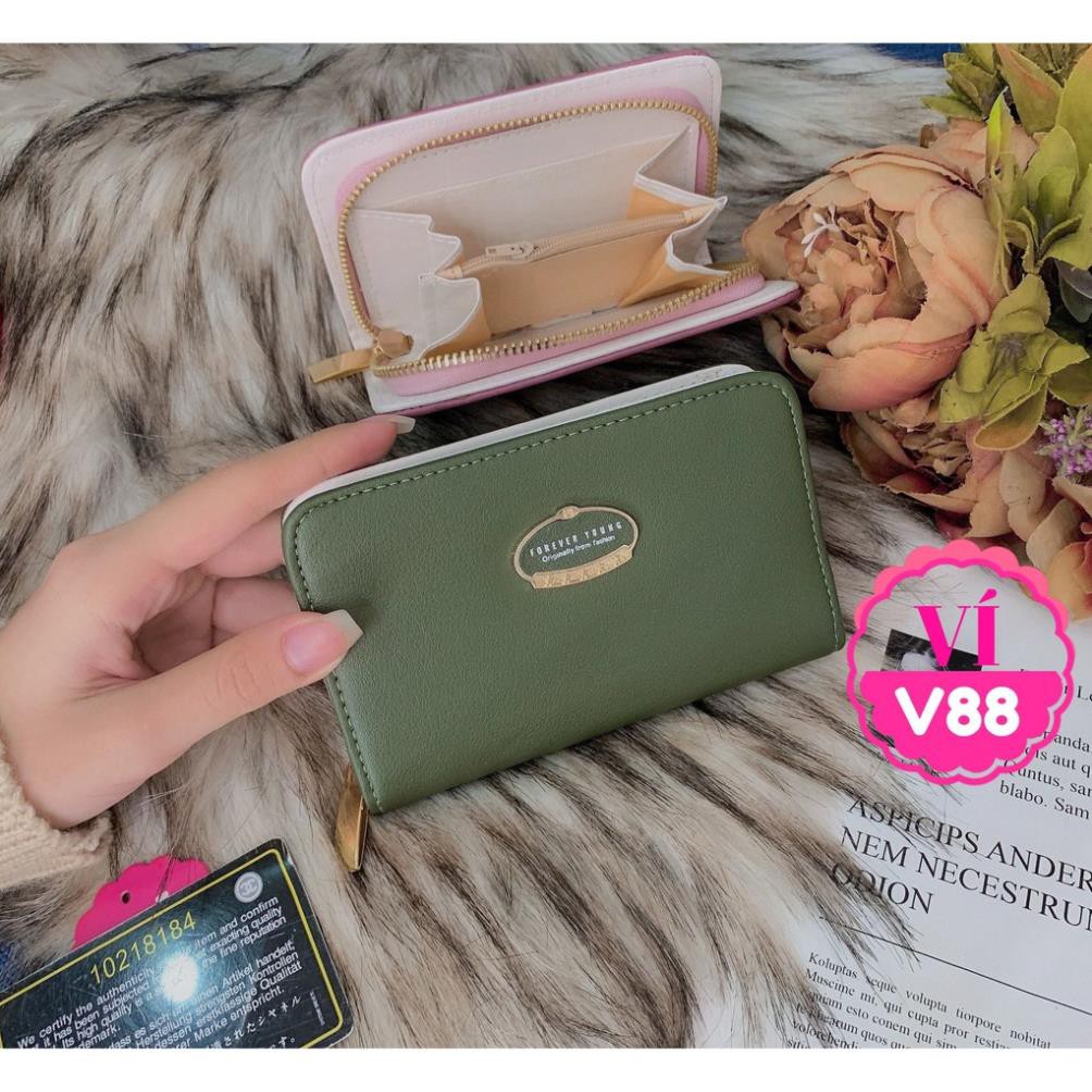 VÍ 1 KHÓA KÉO XINH XẮN CHUẨN QC ❤100% ẢNH THẬT❤