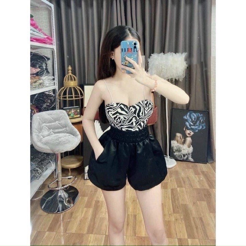 Quần Đùi Nữ Phi Bóng Cạp Thun Q20