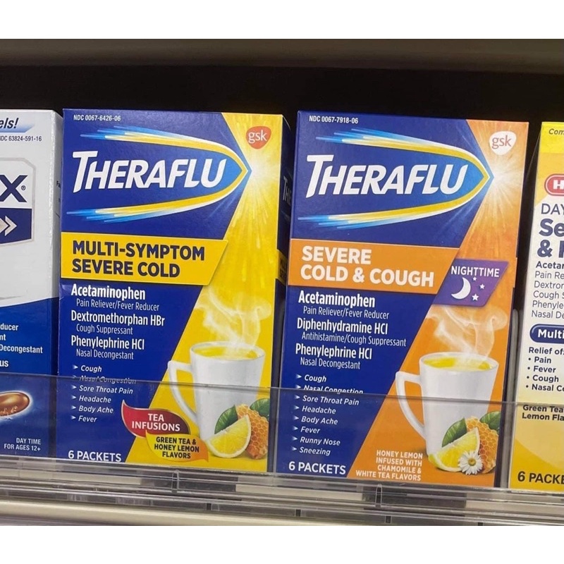 Trà Chanh Mật Ong Theraflu - Hàng Mỹ