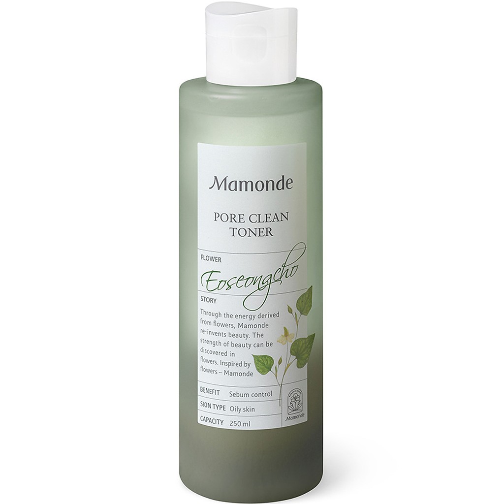 Nước hoa hồng diếp cá Mamonde Pore Clean Toner cho da mụn 250ml