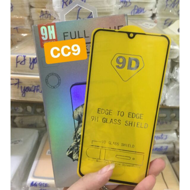 Kính cường lực 9D Xiaomi Mi CC9 Full keo màn hình siêu cứng