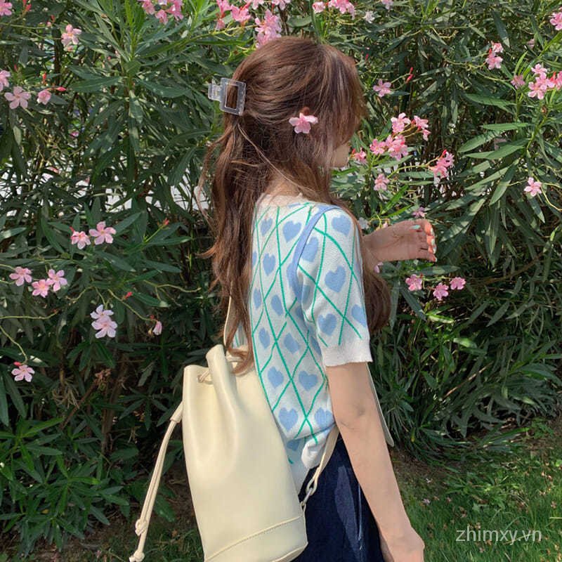 Áo sweater Do Dower tay ngắn dáng ngắn phối đồ thoải mái cho nữ | BigBuy360 - bigbuy360.vn