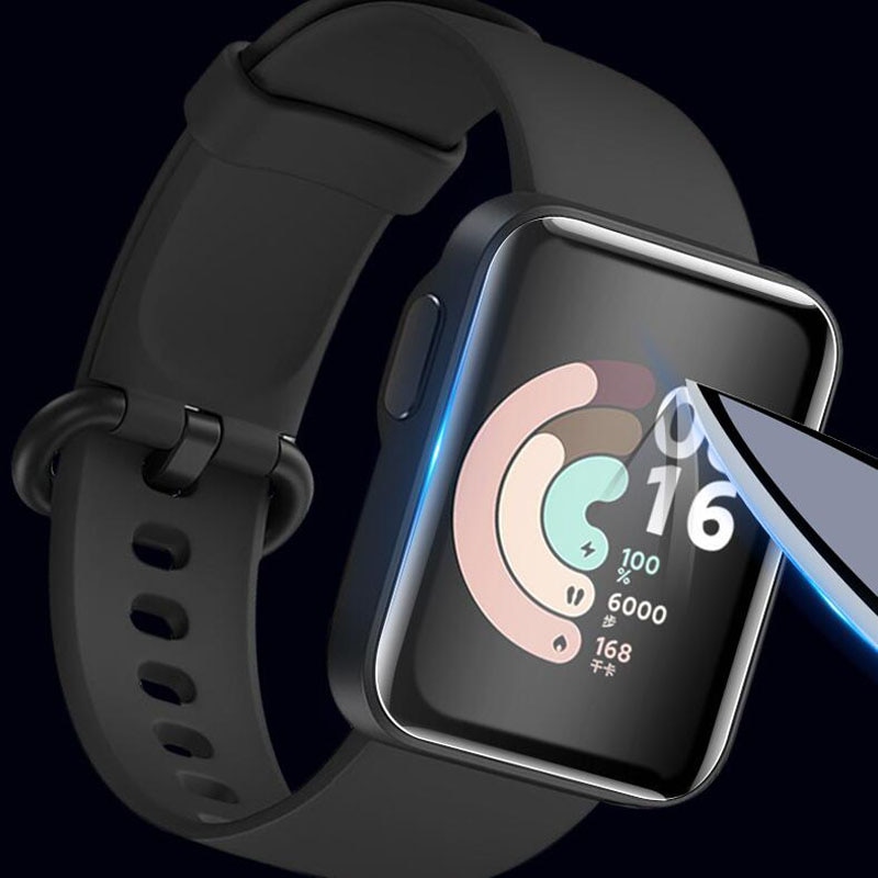 Set 2 Miếng Dán Tpu Mềm Trong Suốt Bảo Vệ Màn Hình Cho Xiaomi Mi Watch Lite