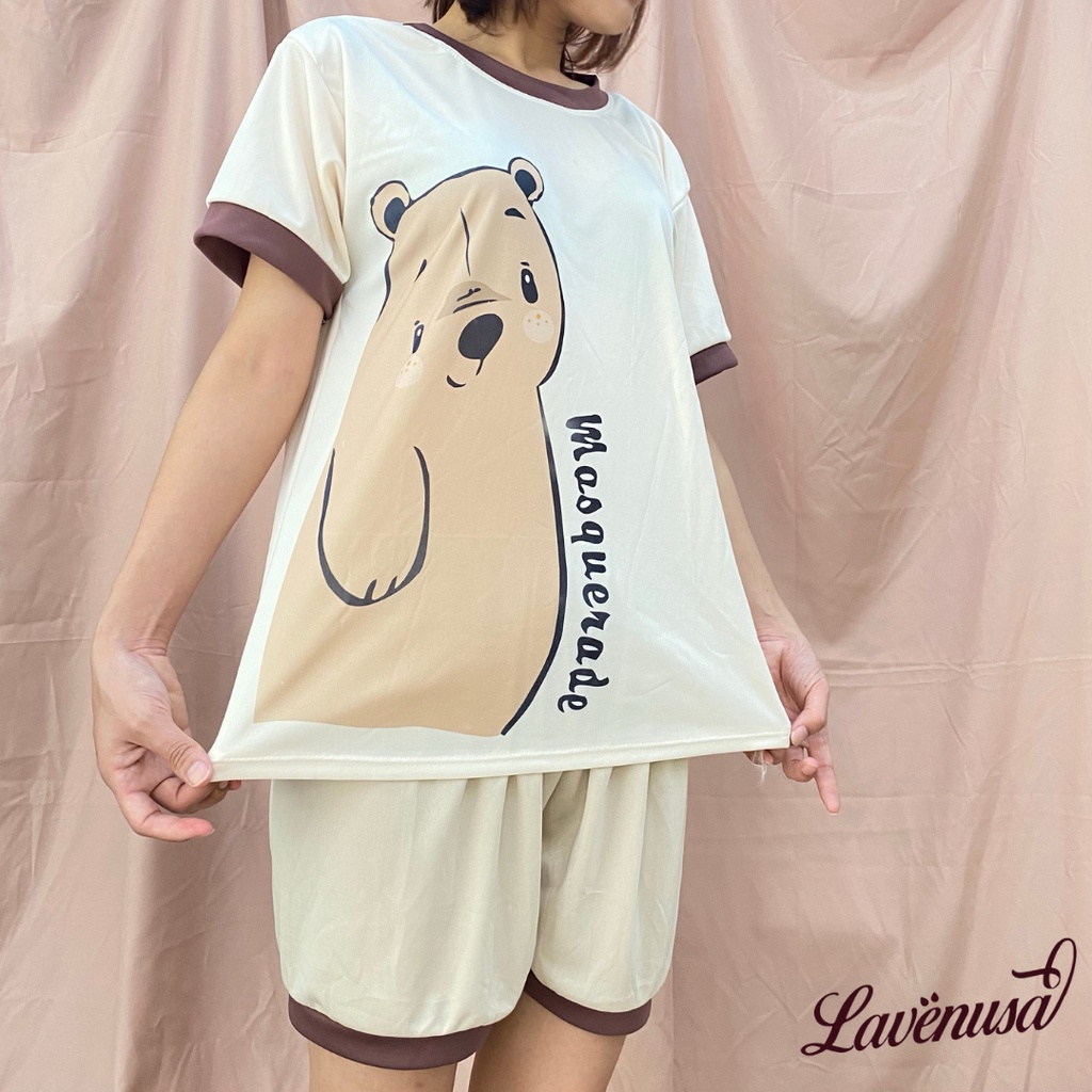 Bộ mặc nhà nữ cotton mùa hè freesize nhiều hình dễ thương LAVENUSA QA27