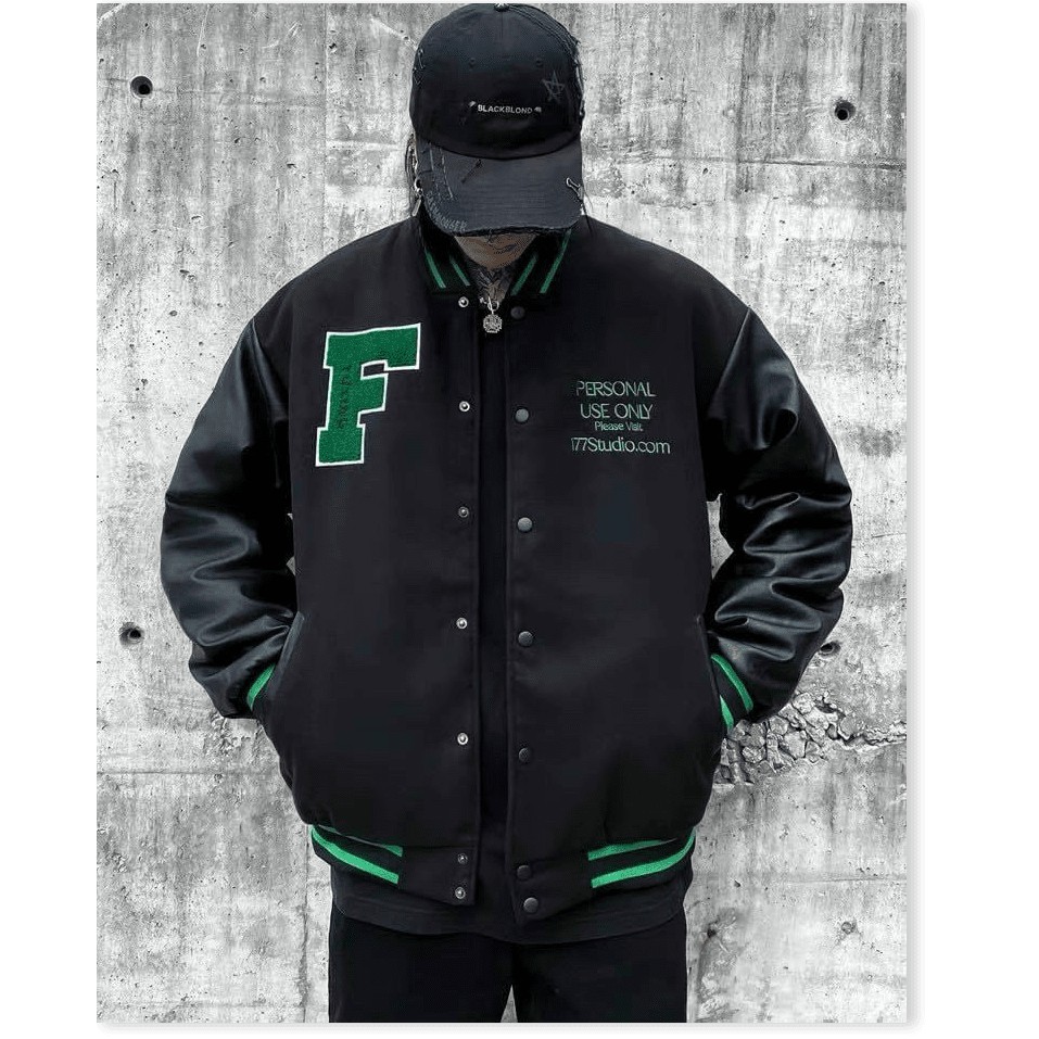 ÁO KHOÁC DÙ NAM NỮ KIỂU BOMBER THÊU HỌA TIẾT TINH TẾ