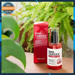 Serum 🌸 FREESHIP 🌸 Tinh Chất Ốc Sên Dưỡng Da Cấp Ẩm Mờ Thâm Mụn Mờ Sẹo Rõm Some By Mi Snail Trucica Miracle Repair 50ml