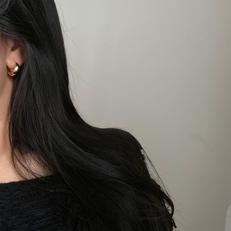 Khuyên Tai Tròn Phong Cách retro Âu Mỹ