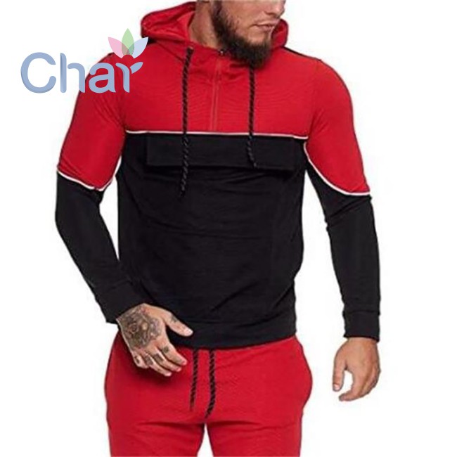 Áo Hoodie Nam Phối Màu Phong Cách Âu Mỹ Năng Động