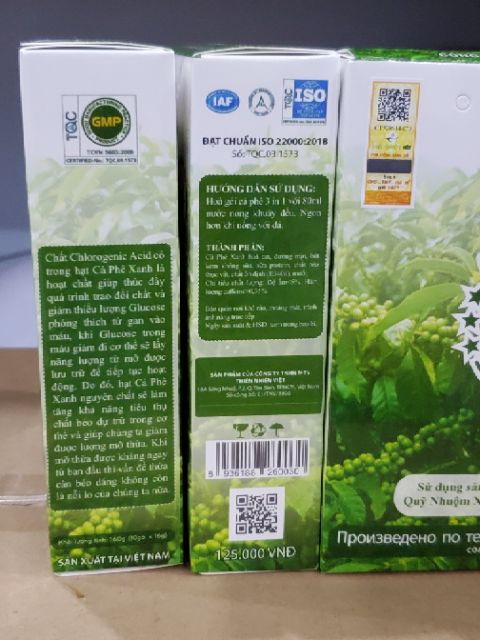 [ GIẢM GIÁ ] Cà Phê Xanh hộp nhỏ 10 gói ( mẫu mới nhất tem cào điện tử ) | BigBuy360 - bigbuy360.vn