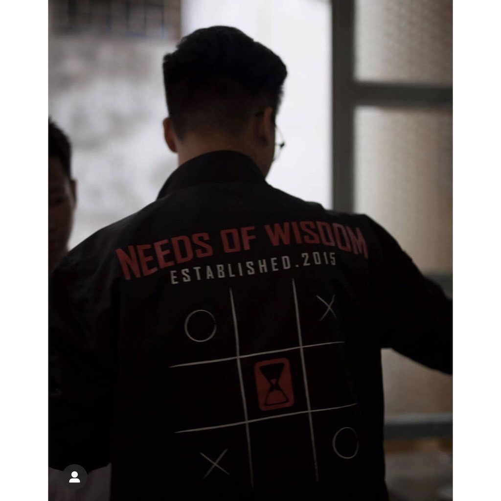 Áo Khoác NOWSAIGON NEEDS OF WISDOM Form Rộng Unisex Chất Dù 2 Lớp Chống Nắng | BigBuy360 - bigbuy360.vn