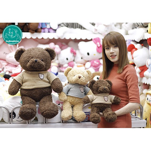 Gấu Bông Teddy Head Tales lông xù cao cấp 50-70 cm