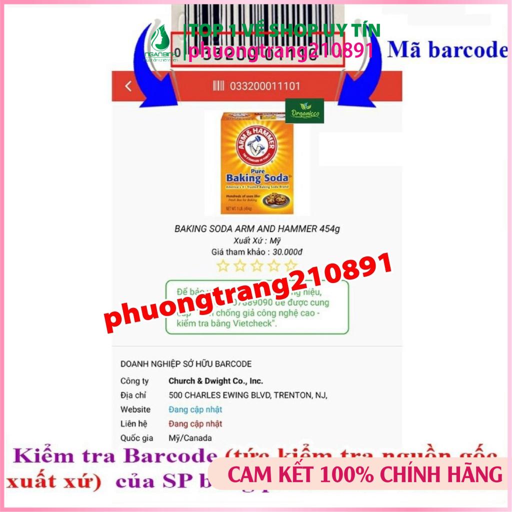 Baking Soda 454g tẩy trắng răng thơm miệng, giảm mụn,tẩy da chết