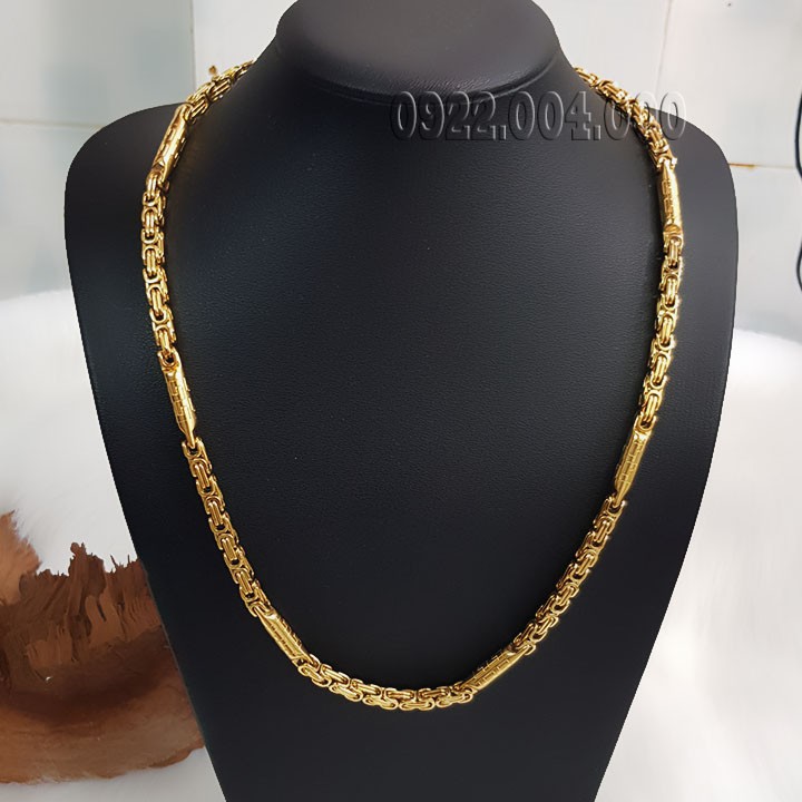 Dây chuyền nam bảng vuông xen trụ DZ806