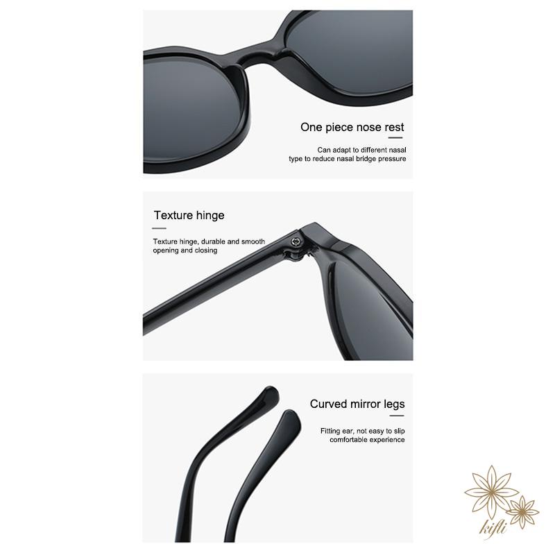 【kifli】Kính Mát Gọng Tròn Chống Tia UV Phong Cách Cổ Điển Thời Trang Mùa Hè Dành Cho Nữ