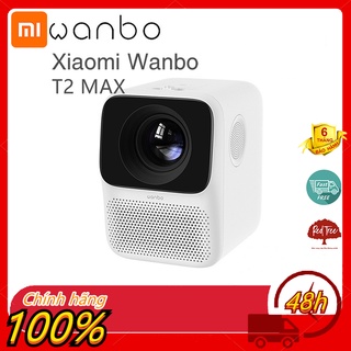 Máy chiếu mini bảo vệ mắt Wanbo T2 MAX, HD 1080P 【Phiên bản quốc tế, Phiên bản kết nối WIFI】